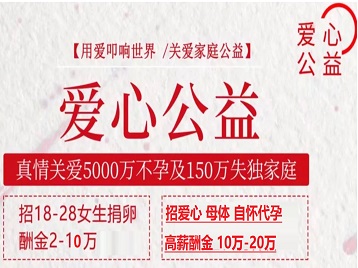 头屯河捐卵助孕生子 爱心志愿者招募